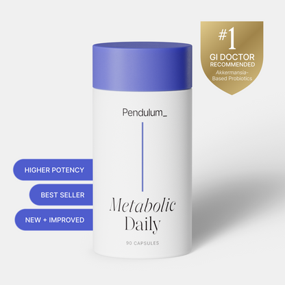 Pendulum Metabolic Daily - Multi-Strain Probiotic with Akkermansia muciniphila to Support Metabolism and Sustain Energy Levels - for Women and Men 30 Capsules